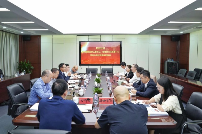 臺州灣新區(qū)黨工委書記、管委會主任陳春調(diào)研中非經(jīng)貿(mào)港