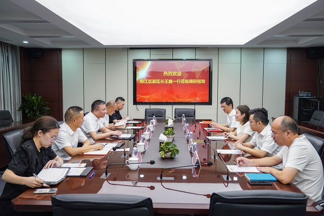 椒江區(qū)副區(qū)長王巍一行調研中非經貿港