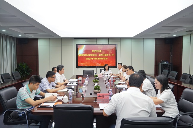 省國貿(mào)集團黨委委員、副總經(jīng)理陳飛一行蒞臨中非經(jīng)貿(mào)港調(diào)研指導(dǎo)